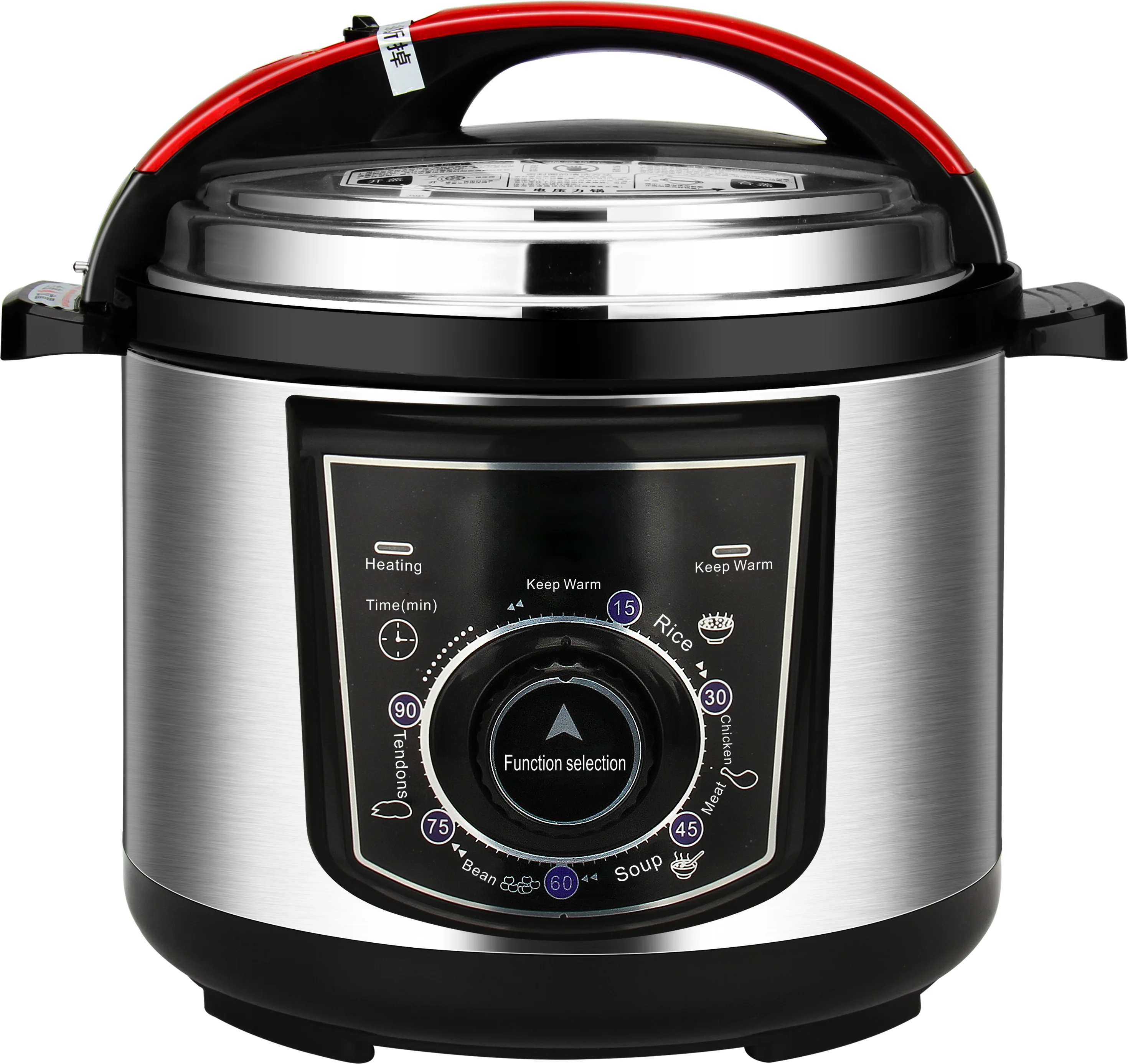 Современная многофункциональная антипригарная алюминиевая электрическая скороварка высокого давления для риса 4 л/5 Л/6 л