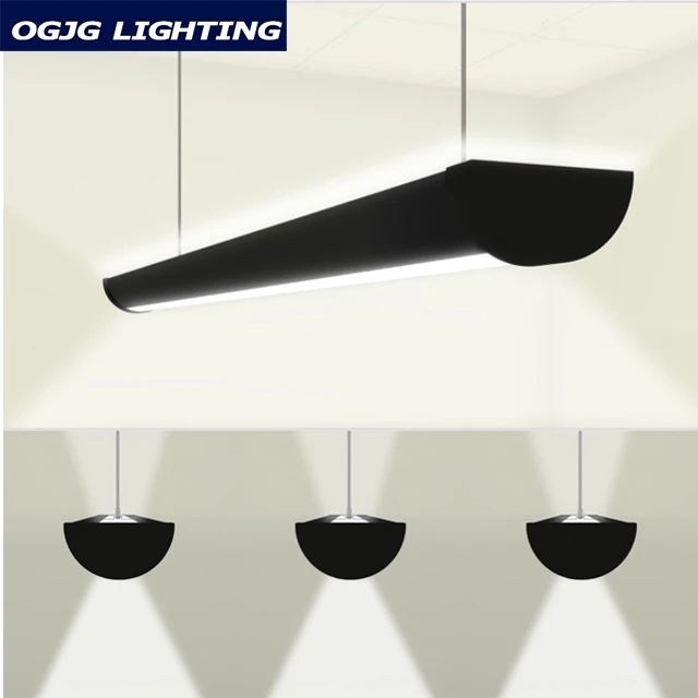 Office suspension tube light 4ft 5ft 8ft corridor up down LED linear pendant light