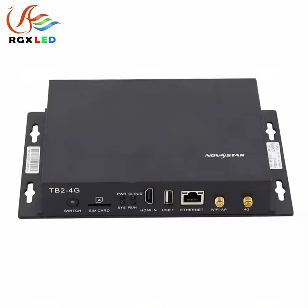 Original Wholesale Sales of Full-color Indoor and Outdoor Simultaneous Playback Multimedia Player Box Novastar TB24G