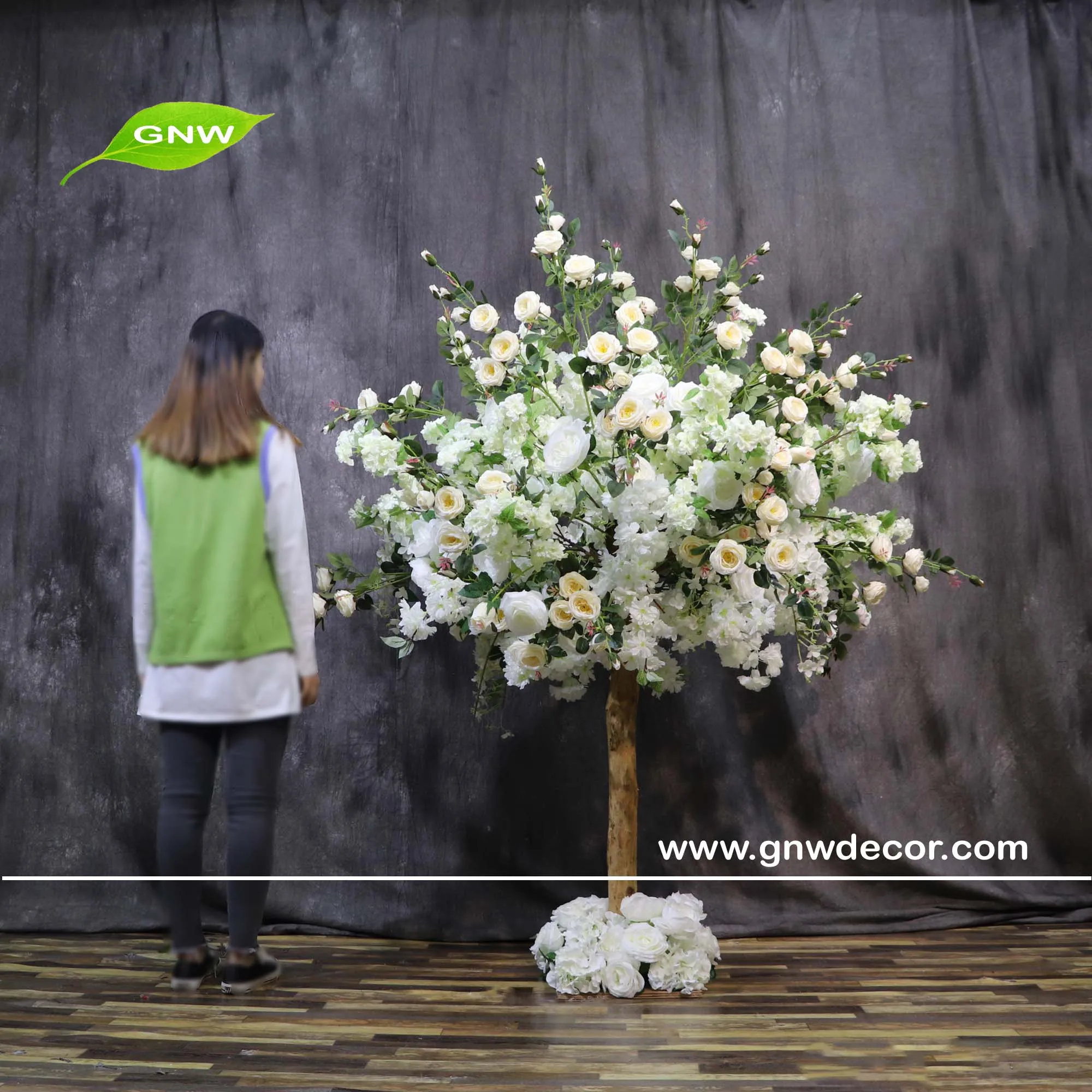 GNW  wholesale cheap cherry blossom tree for wedding table decoration wedding centerpieces