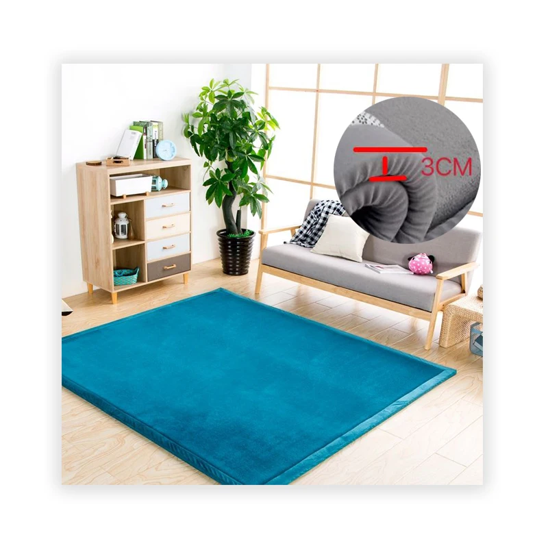 Matte Teppich fur Wohnzimmer Kinderspiel teppich Entspannen Sie sich Kinder Mellow Mat Good Felling Flannel 30mm Fiber Teppic Ta
