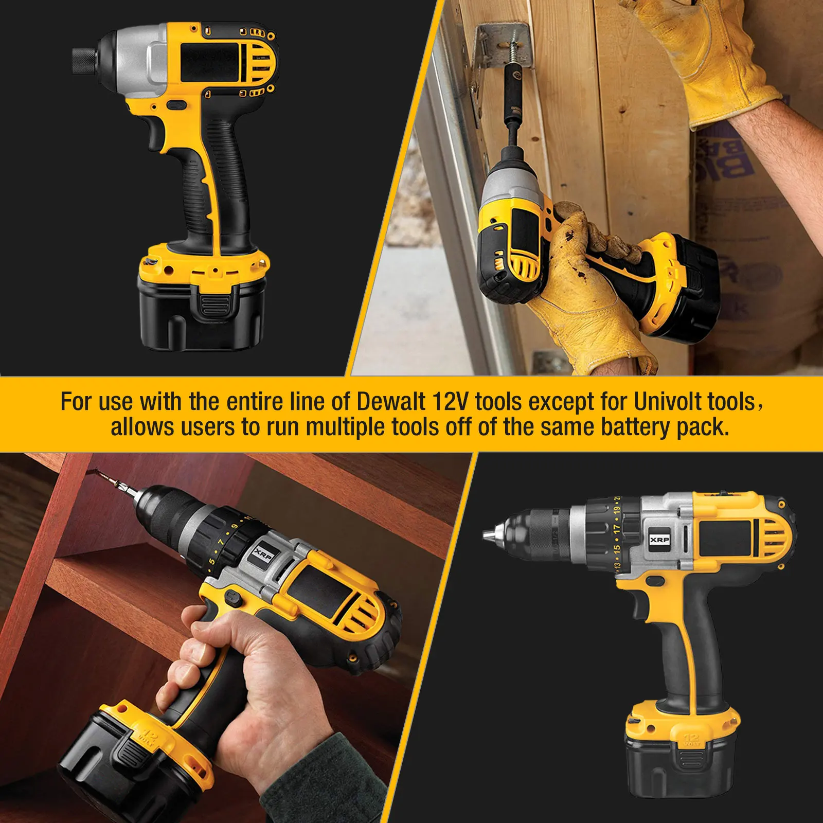 Замена 12 В 3.7ah Ni-MH для Dewalt инструментальная батарея DW9071 вольт DW9072 DC9071 DE9037 DE9071 DE9072 DE9074 DE9075