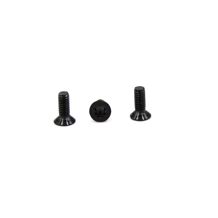 
Black CD pattern countersunk head torx machine screws 