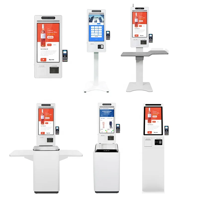 Умный магазин POS-решение беспилотный нетронутый киоск самообслуживание автоматическая машина для оплаты