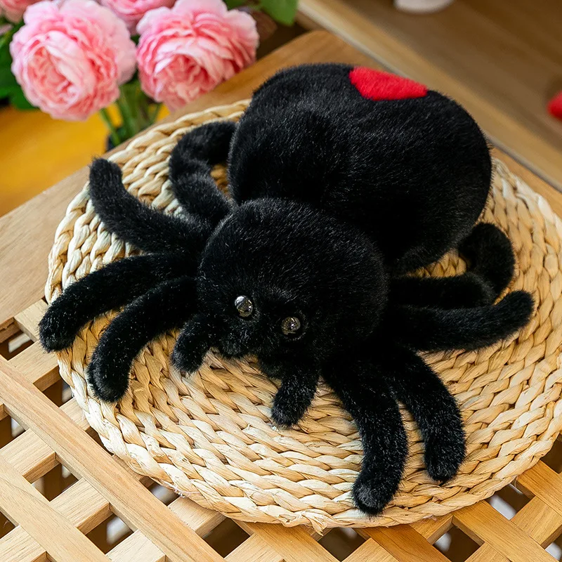 Cute Spider Doll Children Toy Trick Prop Doll Halloween Plush Toy