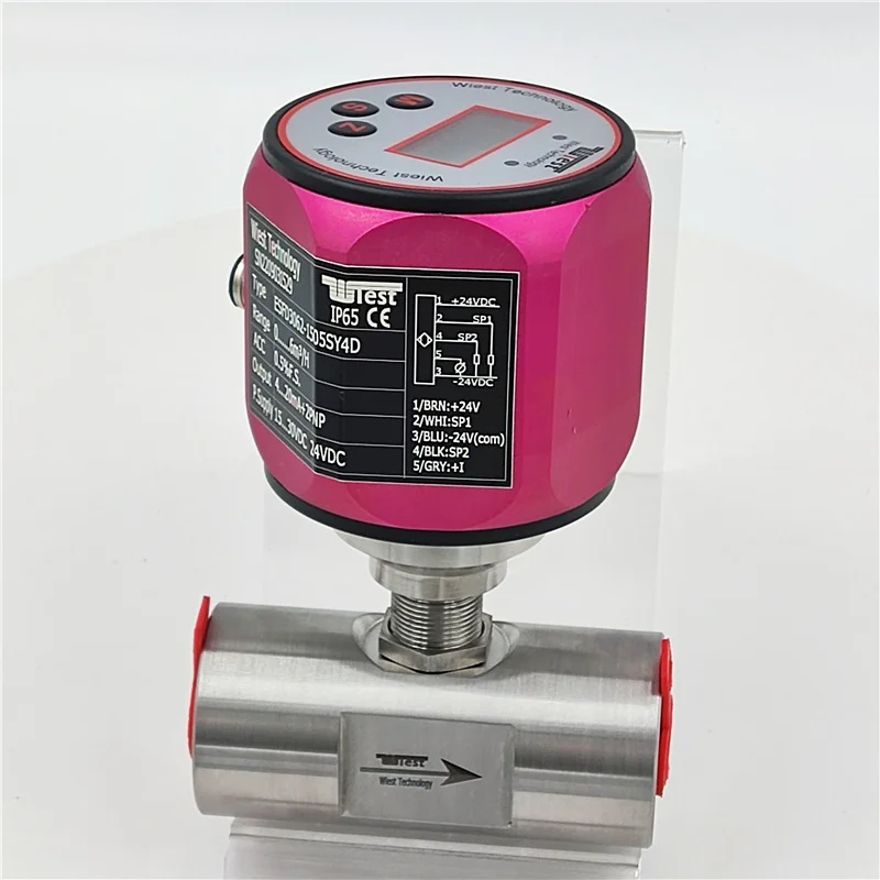 Flange and  thread turbine flowmeter for Industrial Argon Regulator