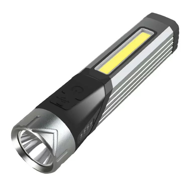 5W Flashing Warning 1500mah Rotating Head Handle Torch Lamp Emergency Waterproof IP44 Flash Lighting Rechargeable Flashlight