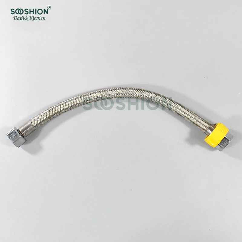 Factory Supplier Bathroom Stainless Steel Basin Water Heater Connector Plumbing Flexible Braided Hoses