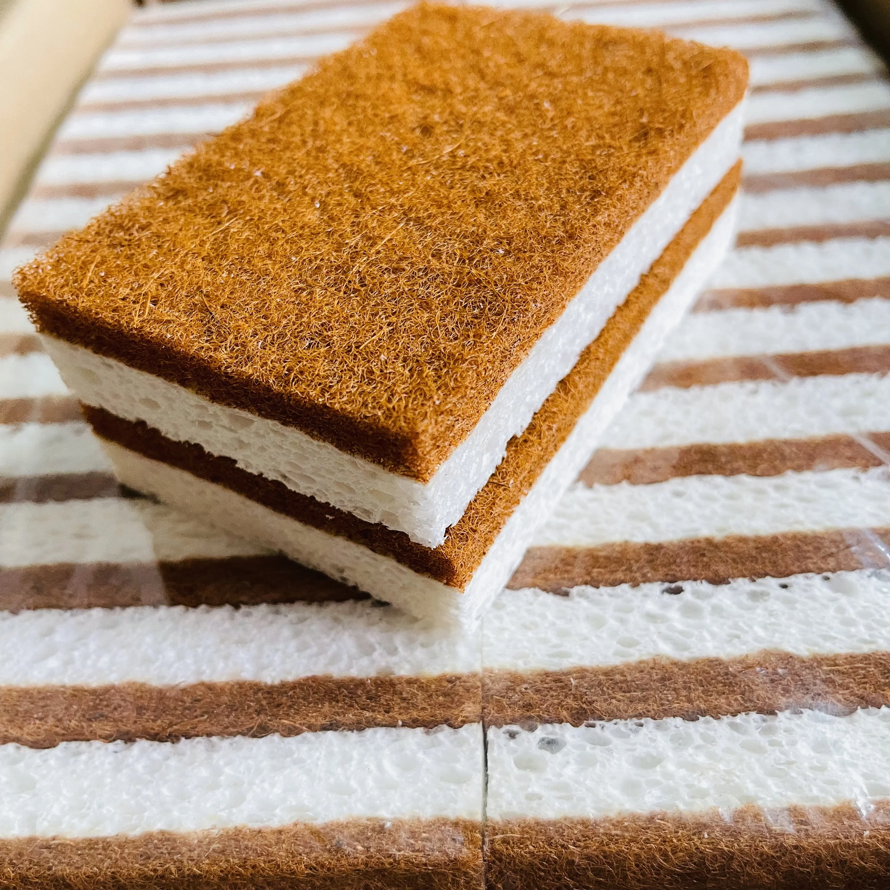 biodegradable yellow cellulose sponge cleaner pot scrubber dishes sponge dish scrubber sponge pad