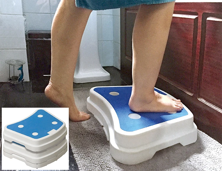 Safety non slip plastic stools bathroom stools toilet step stool for children