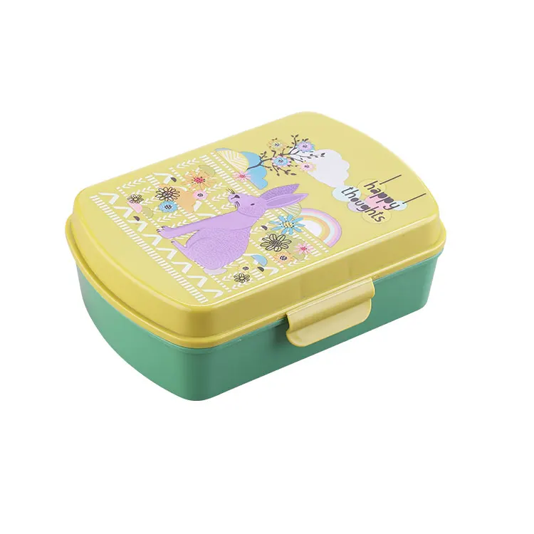 Home garden plastic canteen baby kid children lunch bento box plastic takeaway food container children lunch box use for school