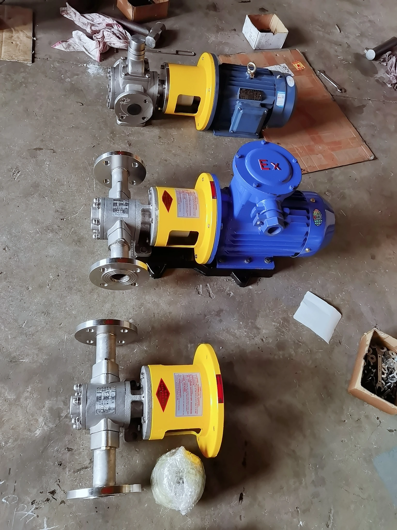 Oil Transfer Pump KCB - 18.3 KCB-33.3 KCB-55 Low Pressure Gear pump with copper wheel ss304 316 wheel