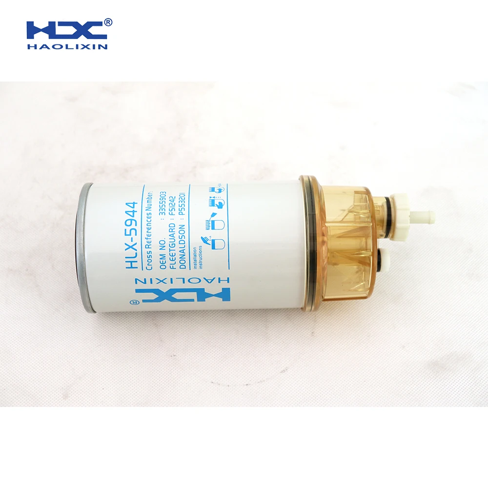 Excavator Fuel filter  for  HLX-5944 3355903 7381816 600-311-3620 600-319-3610 11NA-71041 SFC-1905 LFF5766 PS3712