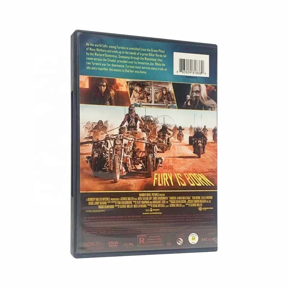 Printing Factory Dvd Movie Collection Films Tv Series Complete Dvd Series Furiosa a Mad Max Saga (1DVD)  Shipping DDP Ebay