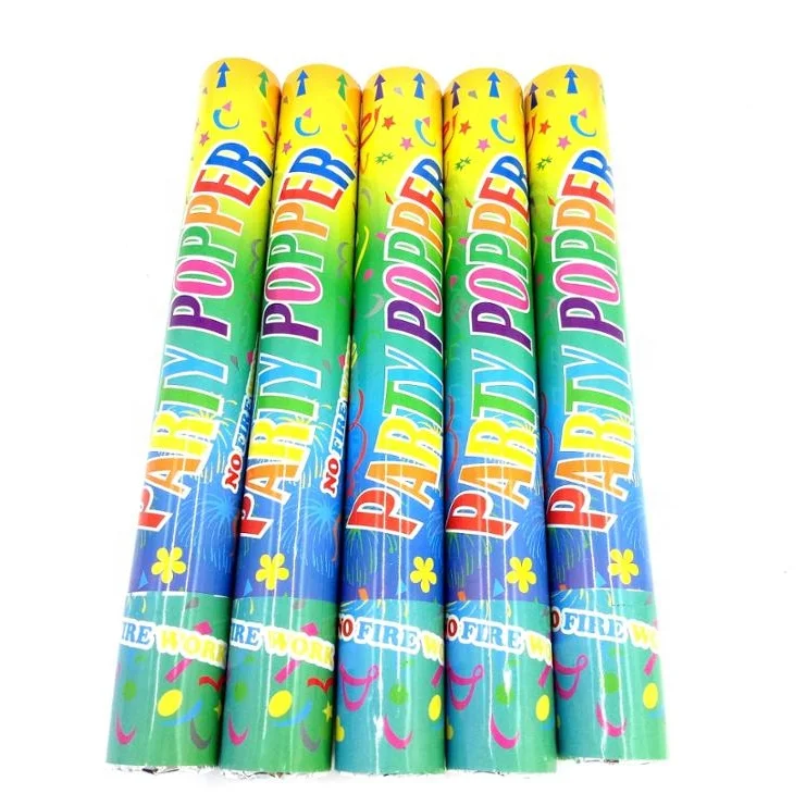 super quality wedding party popper with paper confetti party popper