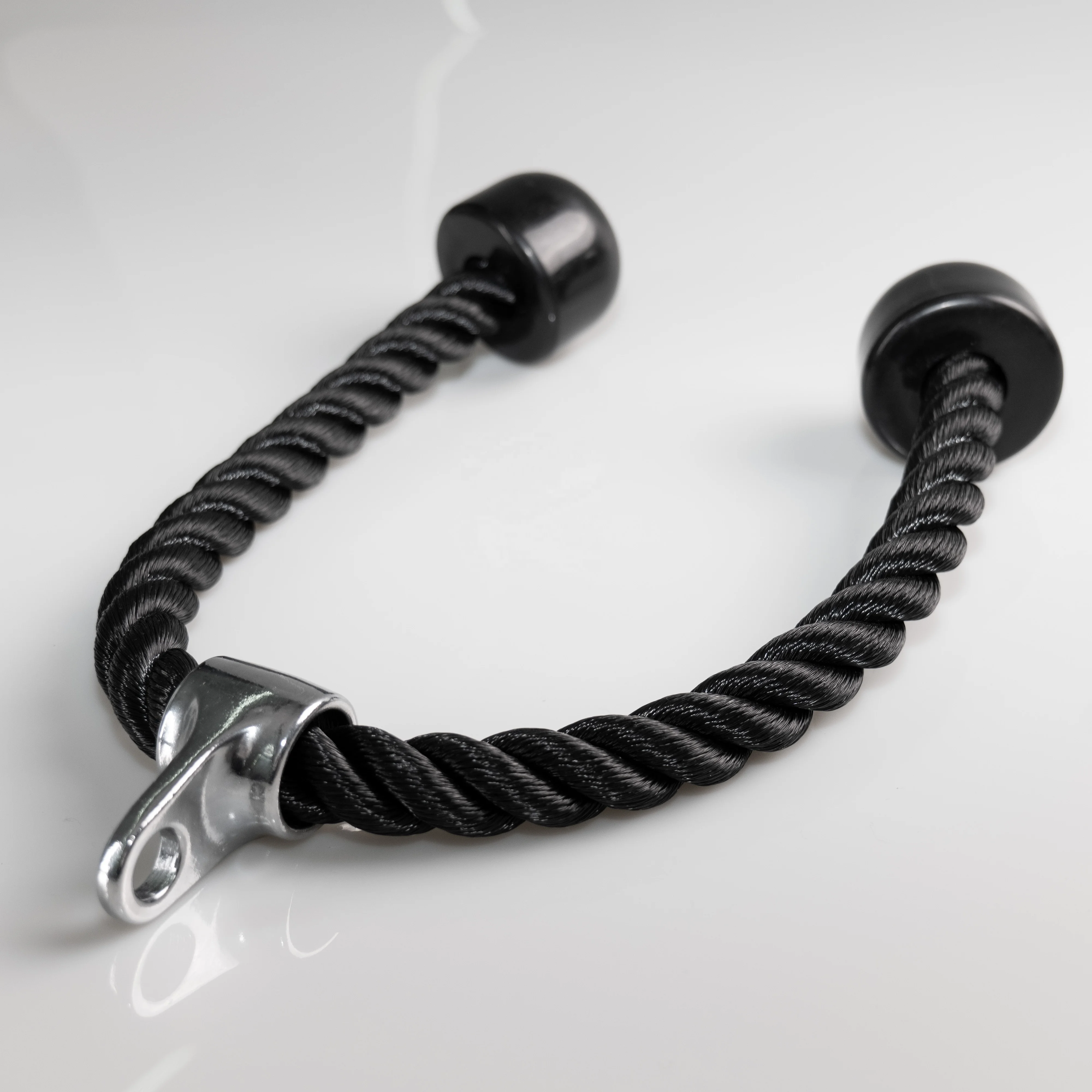 70cm/90cm/100cm/120cm Gym Accessories Gym Pull Rope Tricep Rope  Heavy Duty Steel and Nylon Rope Pull Down Cable for Exercise