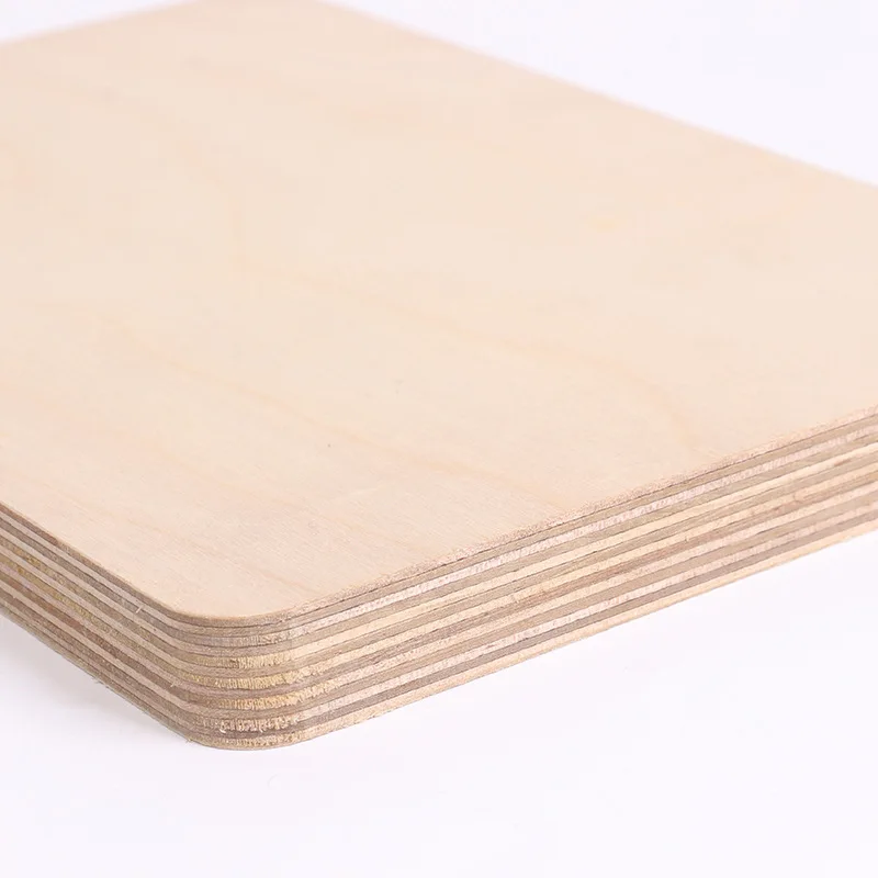 18mm furniture grade two times hot press natural birch commercial plywood