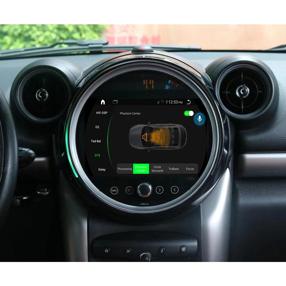 ZWNAV Touch Screen Android 12 Car DVD Player GPS Navigation With Carplay Stereo Radio For BMW Mini Car Video Player