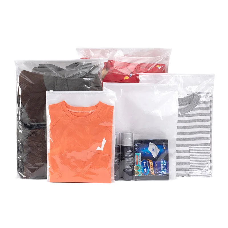 
Frosted Ziplock Seal Packaging Plastic clothes Gift Resealable Plastic Bag 