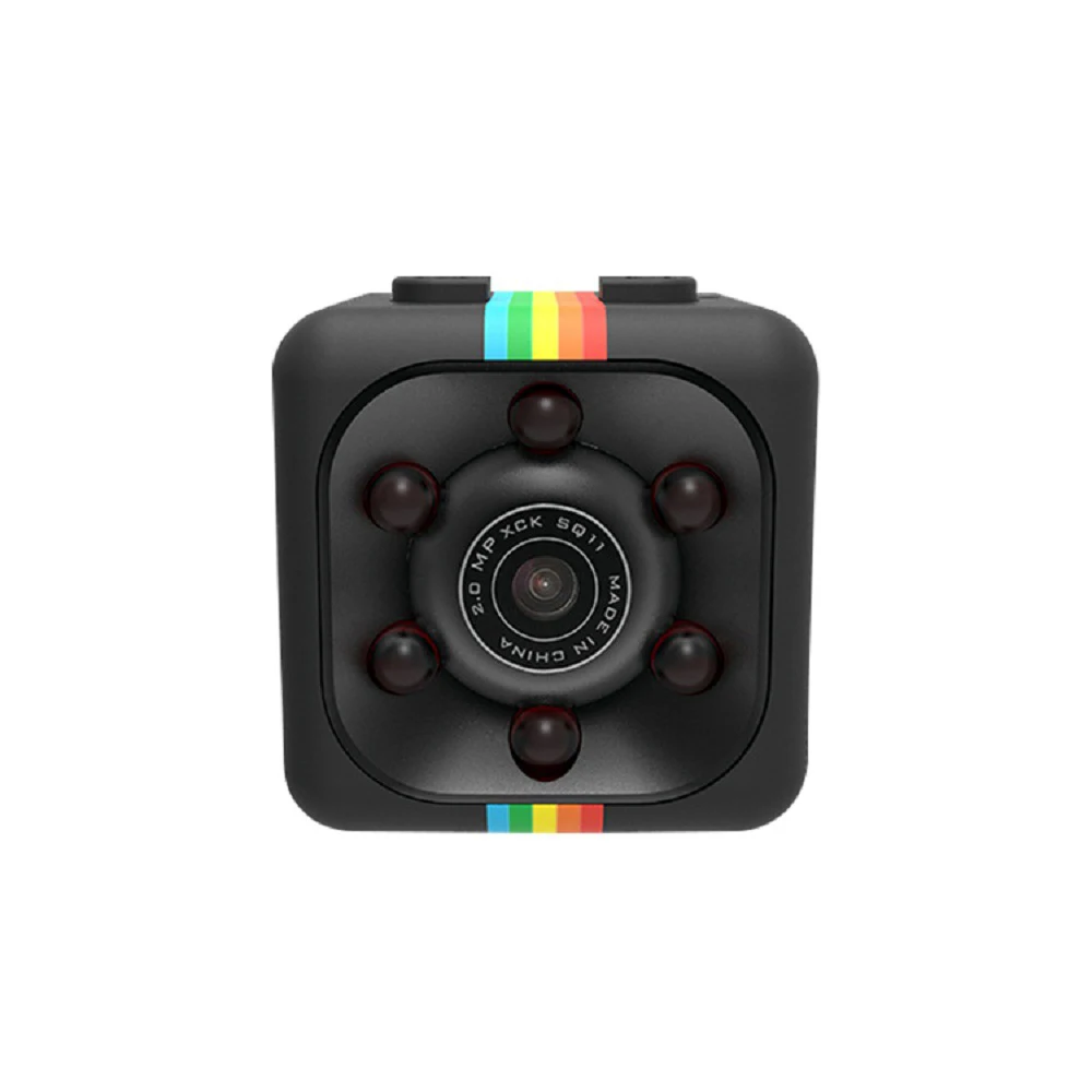 Cctv наблюдения автомобиля видеокамеры dash cam ручной hd 1080p экшн-видеокамера для занятий спортом регистратор безопасности sq11 небольшой мини