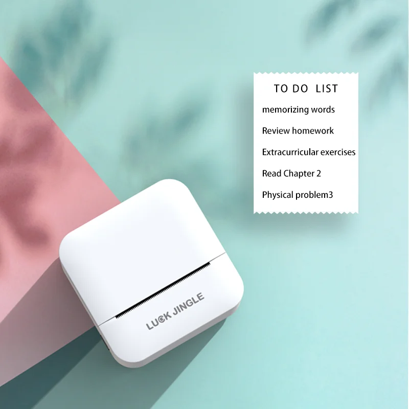 Лидер продаж Мини термопринтер LuckJingle D1 поддержка сотового телефона мультисистемный Android и IOS ультра портативный логотип OEM ODM