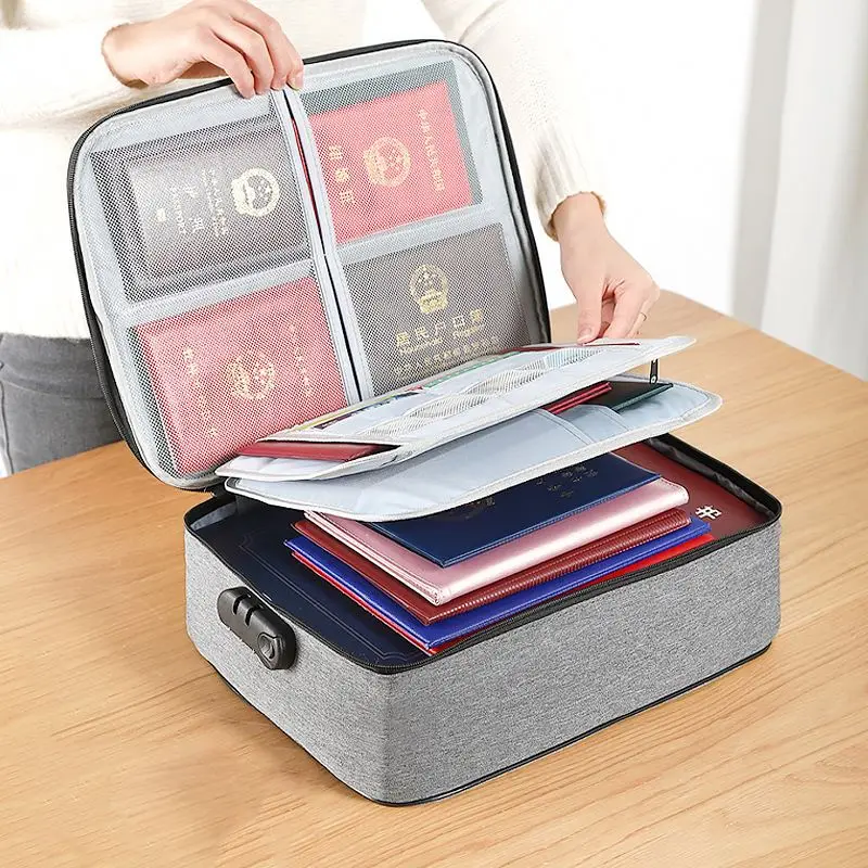 Wholesale Safe Water Resistant Briefcase Organizer Storage Waterproof Document Bag