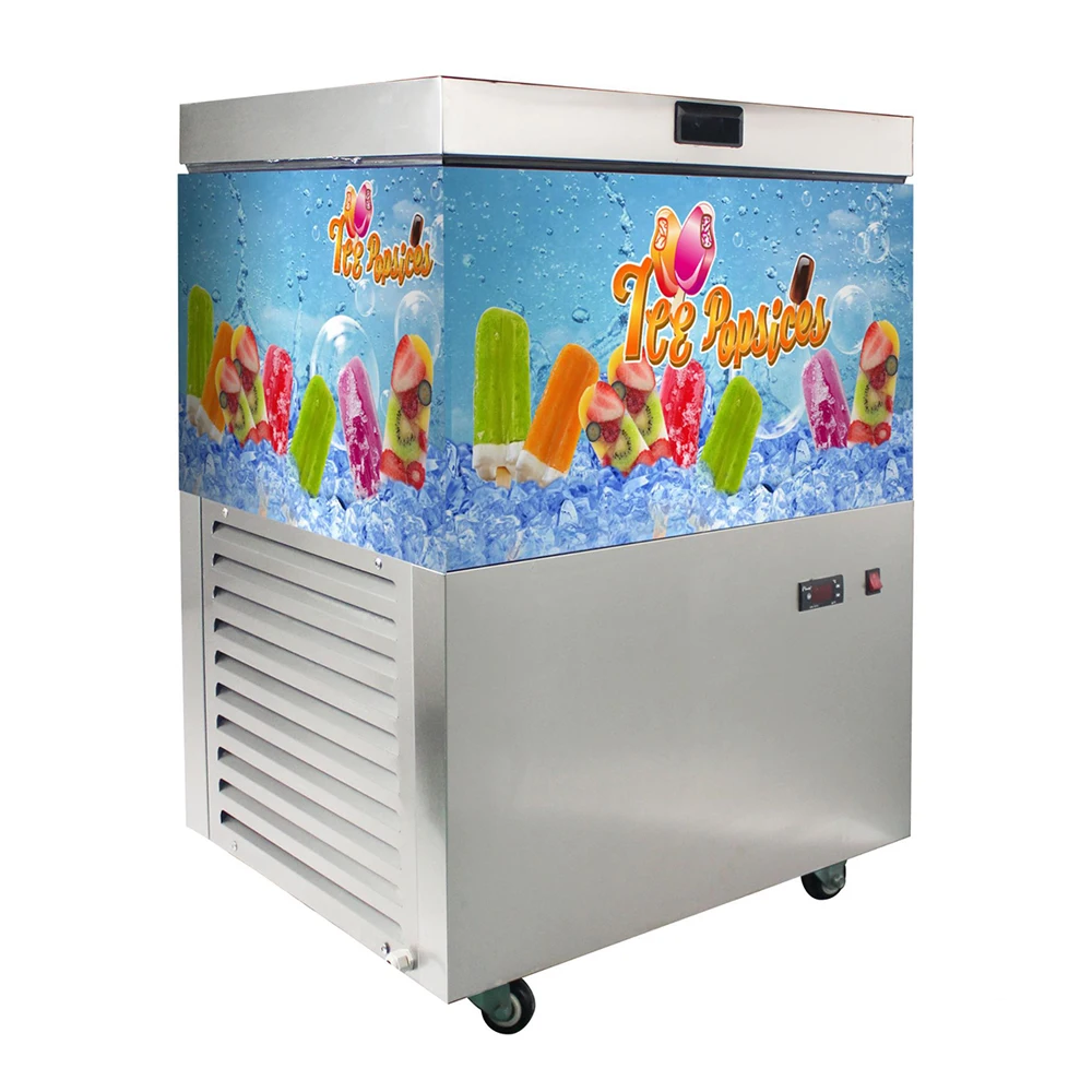 
Commercial mini Popsicle machine double model Popsicle machine for milk ice cream fruit pudding old Popsicle 