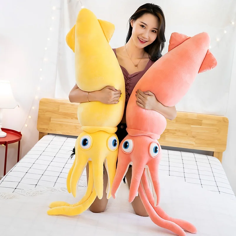 Animated Stuffed Sea Animals Funny Octopus Cute Giant Squid Plush Stuffed Animal Soft Toy for Kids