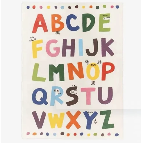 Children Kids Baby Play Mat Custom Design Print Kids Jump Grid Floor Mat Playroom Rug for Kids room carpet