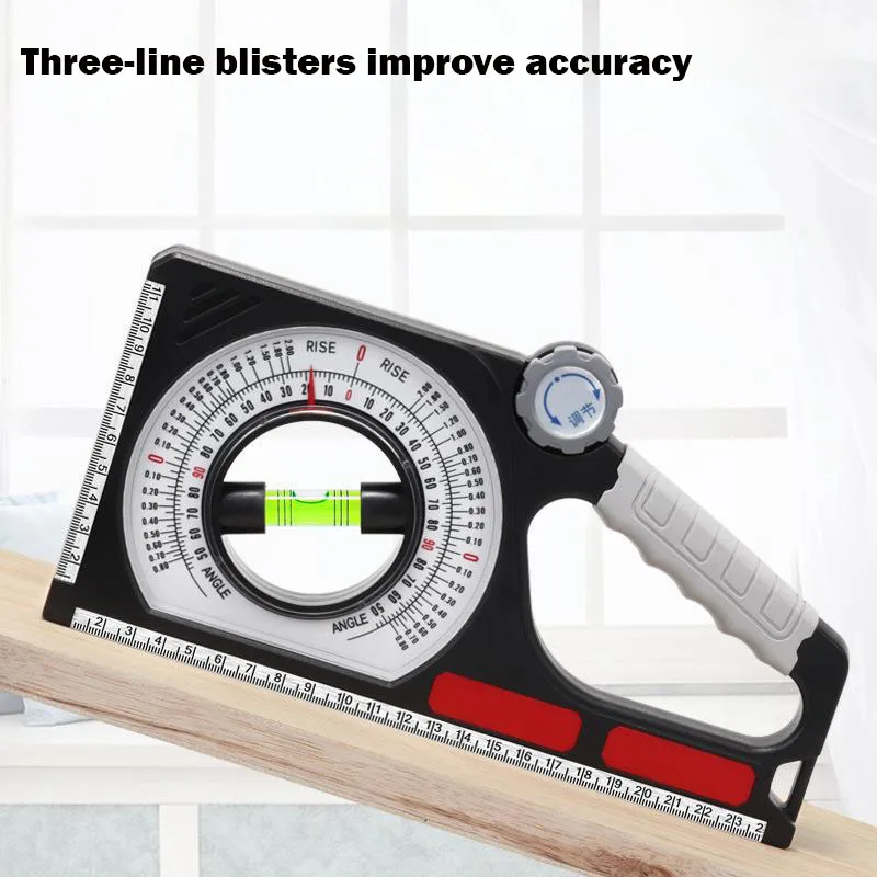Slope ruler magnetic multi-function level measuring instrument high-precision slope meter construction measurement angle ruler