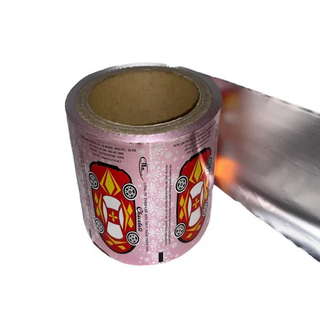 printed embossed  tin aluminum  foil for chocolate wrap