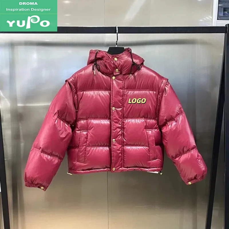 Droma Vip Catalog European Fashion Winter Thicken Warm Women Puffer Down Coats Casual Leisure Down Jacket