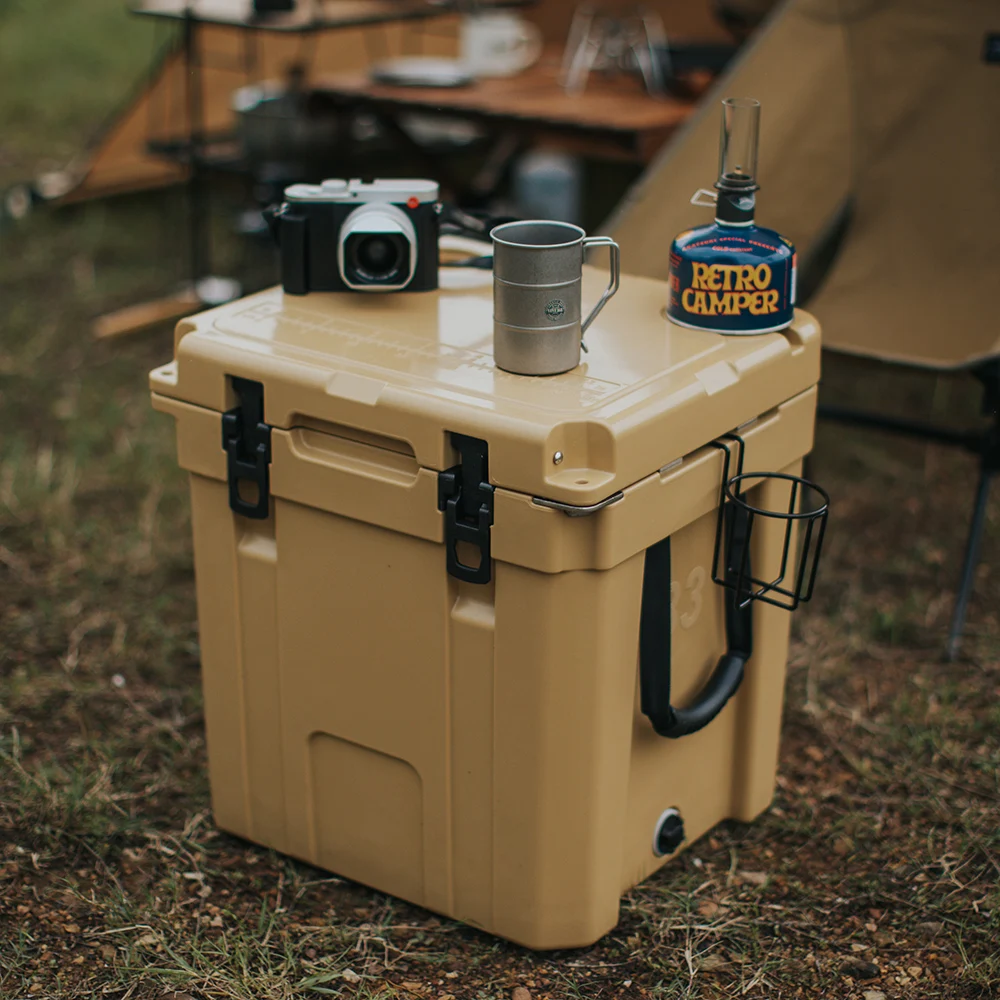 35qt lldpe rotomolded cooler keep food fresh ice chest box wholesale for camping fishing hunting