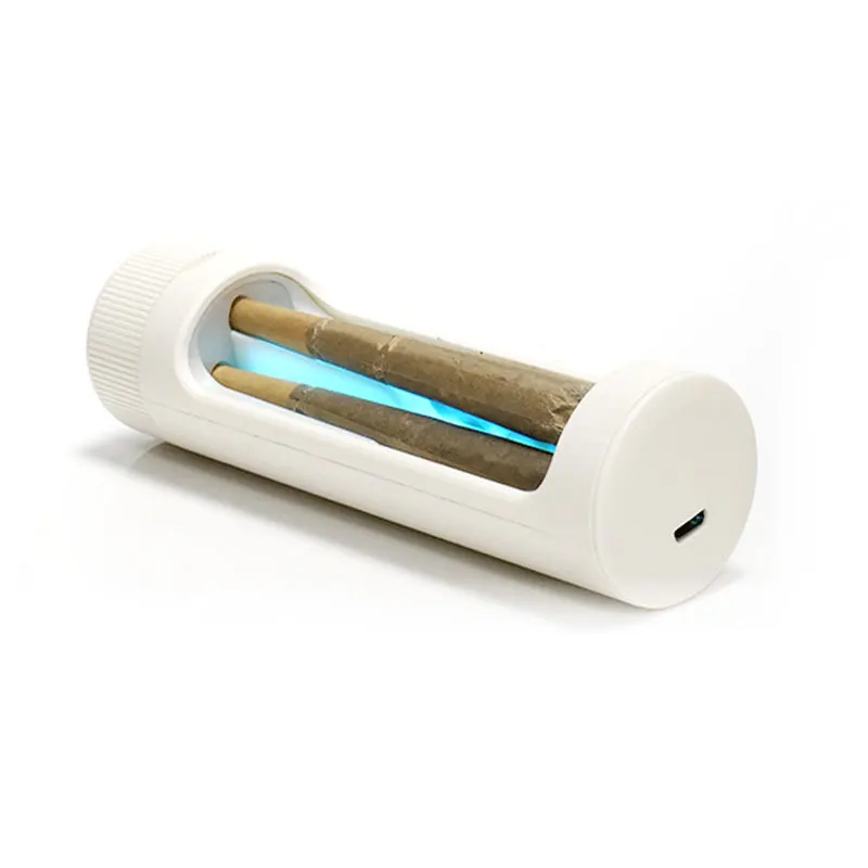 7 colors changeable tobacco storage tubes container 3pcs cigarette cone case herb saver box stash cone can smoking paper jar