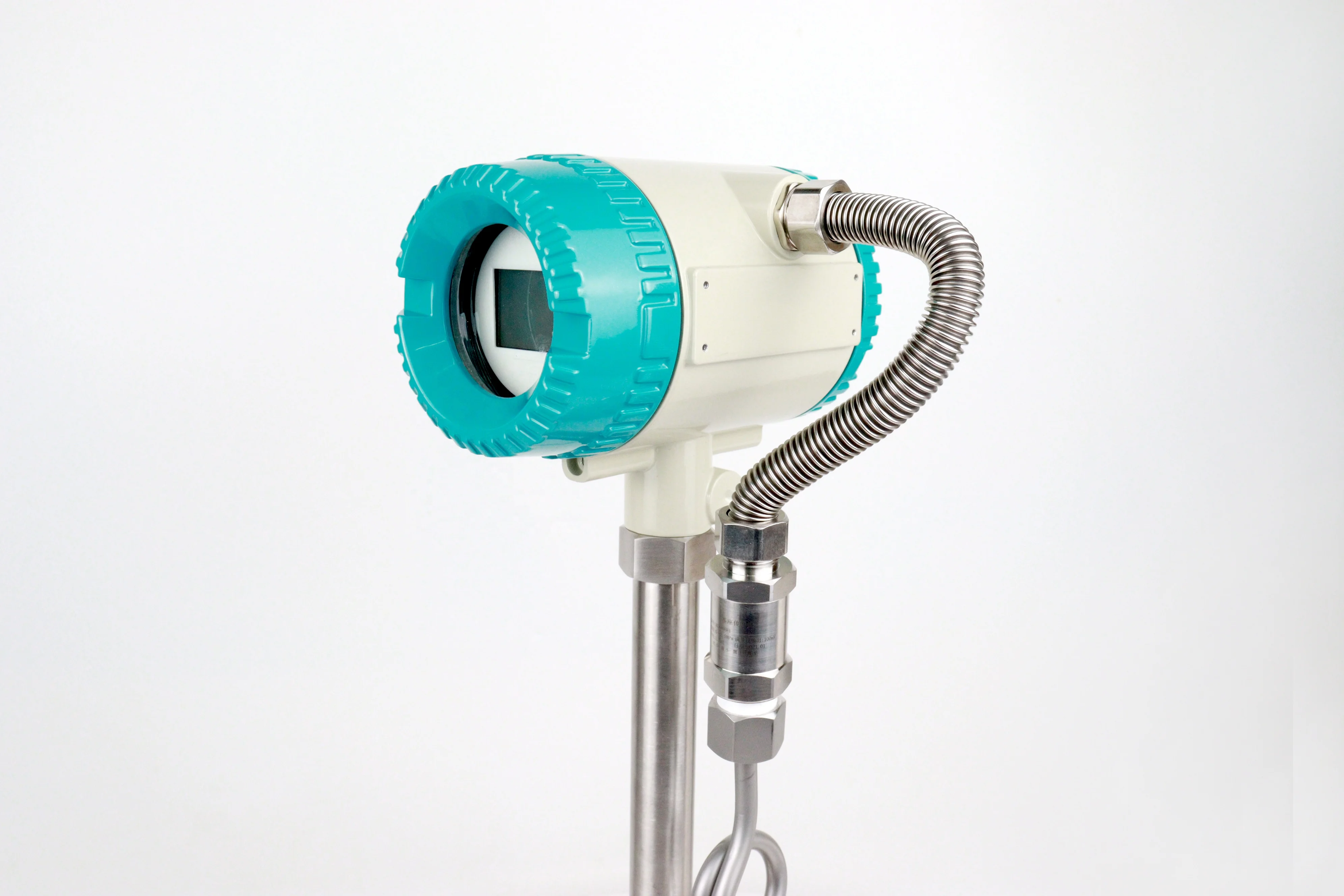 GVF100 Battery Power Supply Vortex flowmeter temperature and pressure compensation steam vortex flowmeter