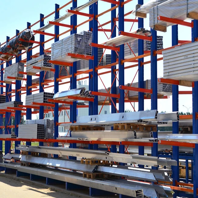 Peterack Hot Galvanize Metal Cantilever Rack Cantilever pallet Racking System warehouse shelves