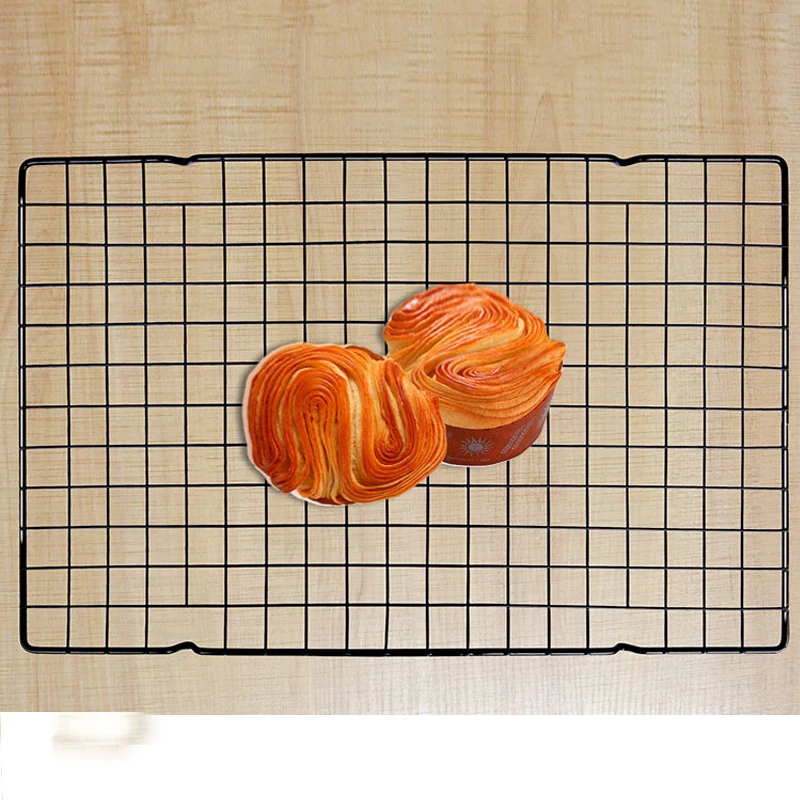 Kitchen Baking Tools Pizza Bread Barbecue Cookie Biscuit Holder Shelf Steel Wire Grid Cooling Tray Cake Food Cooling Rack