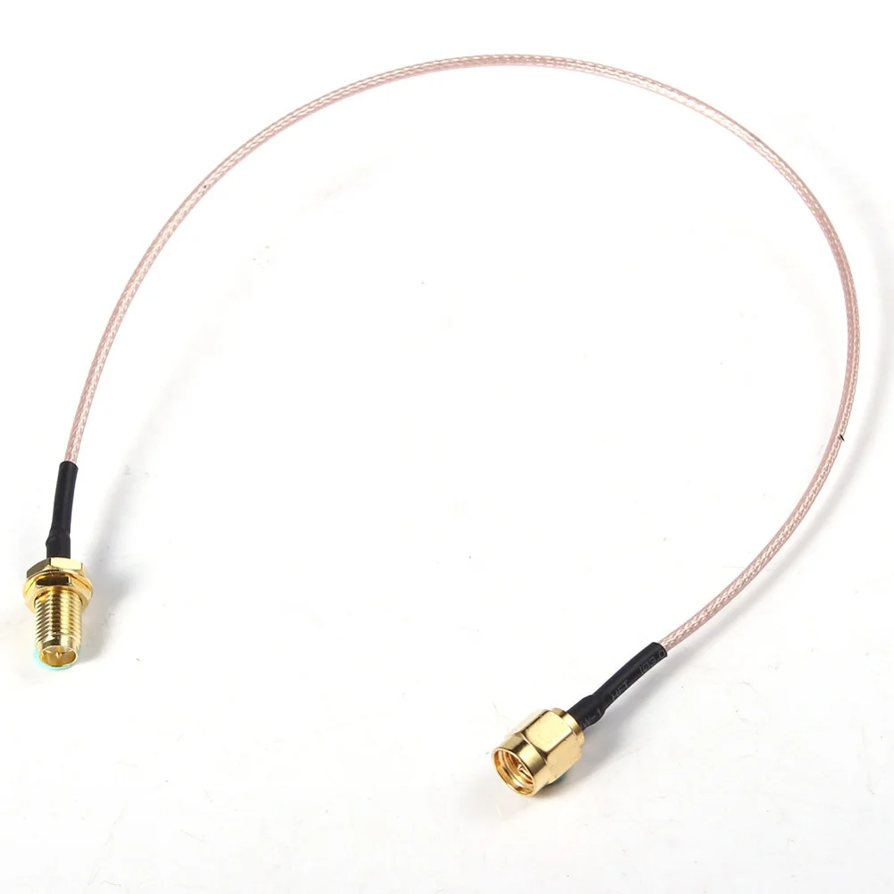 Hot Sales RF Jumper Cable Rp Sma/rp-sma Female Pigtail RG316/U Cable Male Brass Gold Plating Compliant HT8022-12 Hengtong CN;JIA