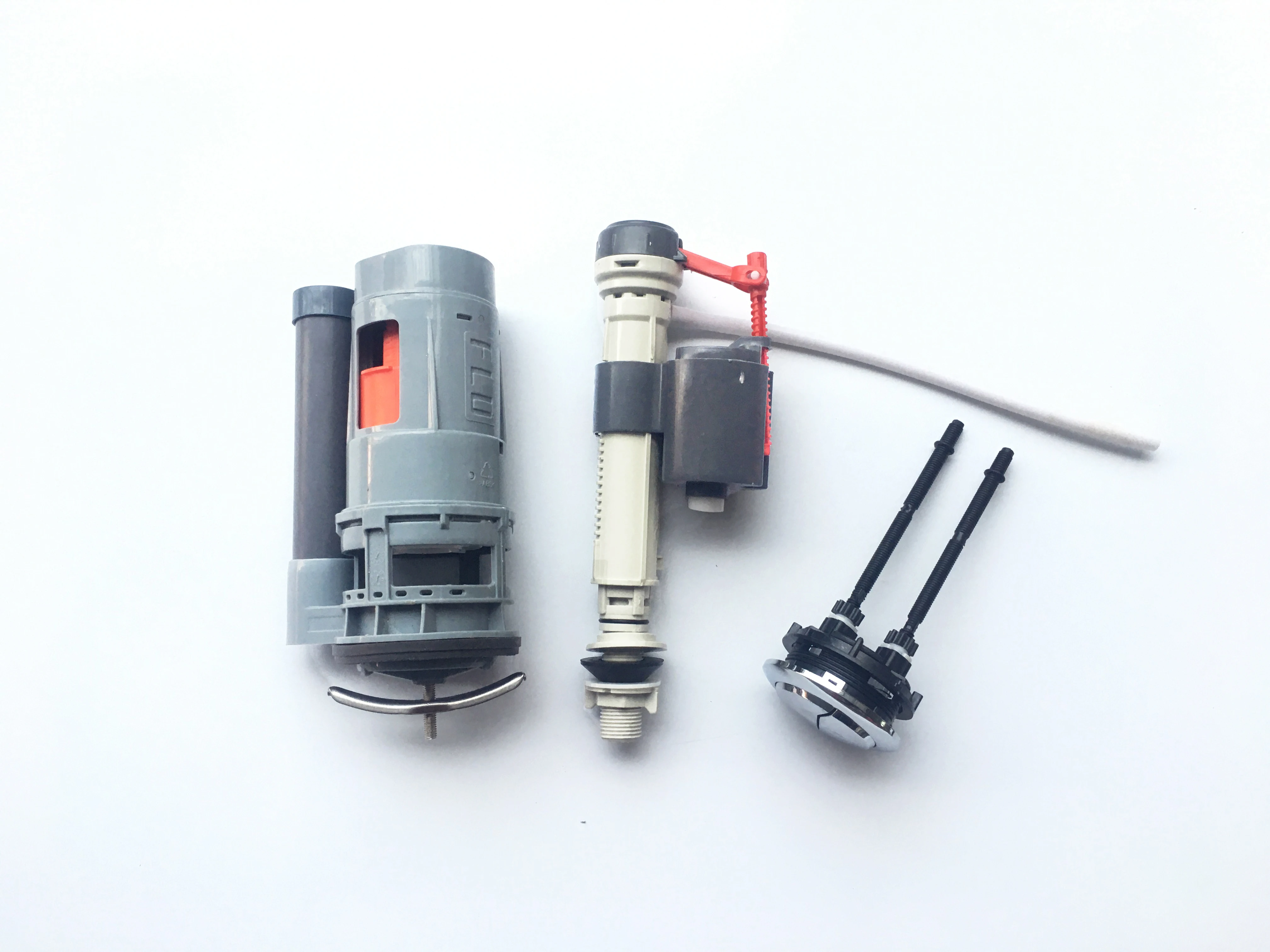 two piece toilet commode sanitary ware New design toilet flush accessories toilet tank fittings EWC gray color flush value