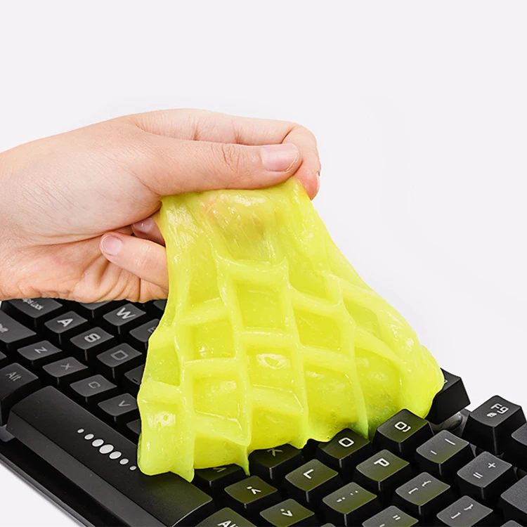 2022 Hot Selling Educational Toys Transparent Slime Keyboard Dusting Tool Cleaning Gel No Odor Crystal Mud