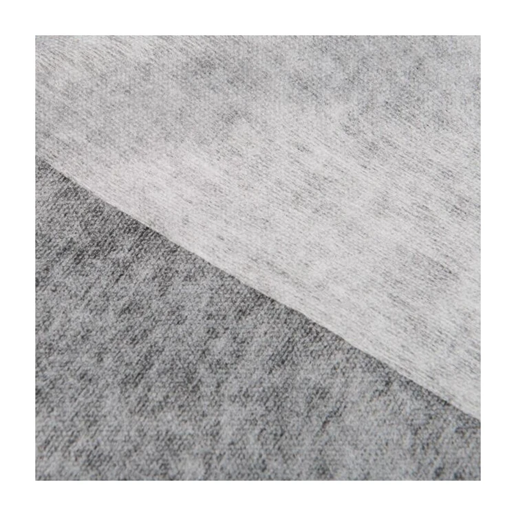 Thermal bond fusible non-woven interlining fusing garment accessories non woven interlining for embroidery