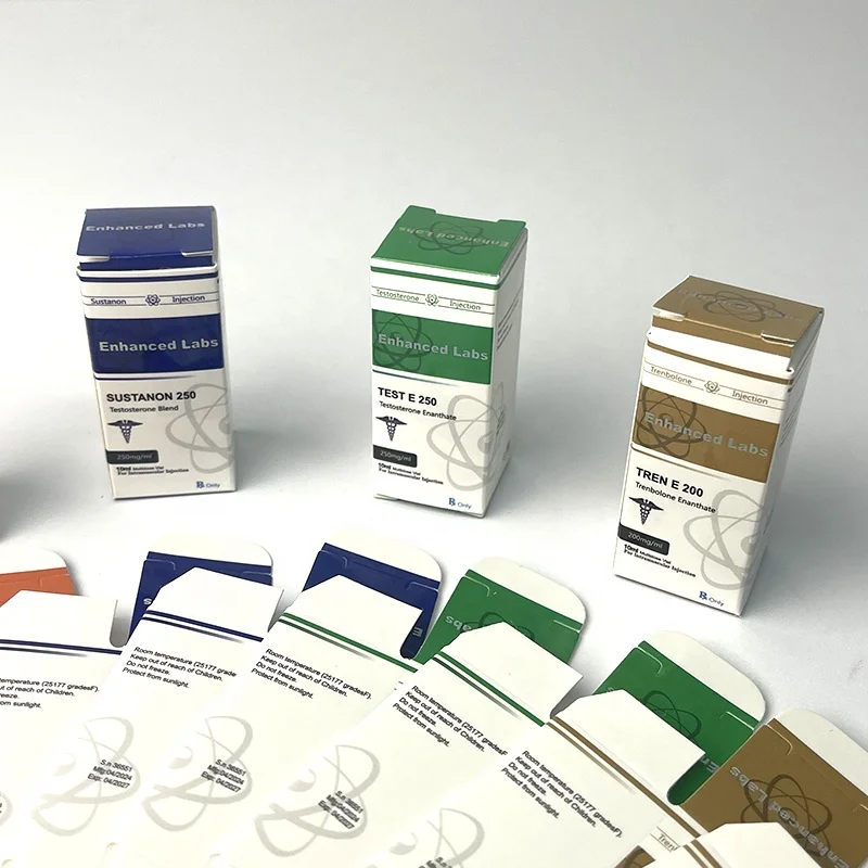 New medicine 10 ml/20 ml/30 ml bottle and hologram vial box custom printing and free design