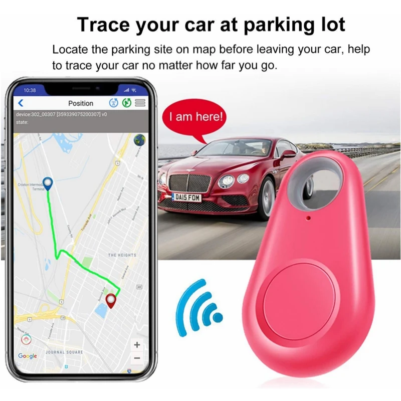 Wholesale Pets Supplies Smart Mini Animal Key Finder Locator Wireless Anti-Lost Waterproof GPS Tracker For Pet Dog Cat