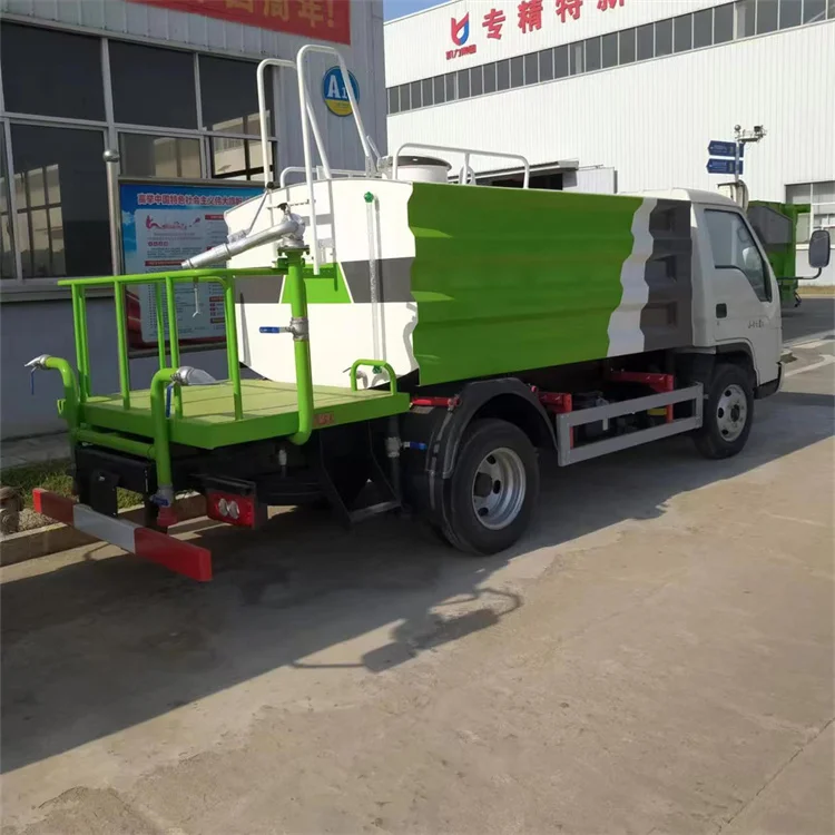 Multi functional and efficient  Foton small 5 CBM Square tank body water truck  sprinkler  Watering Car water spraying vehicle