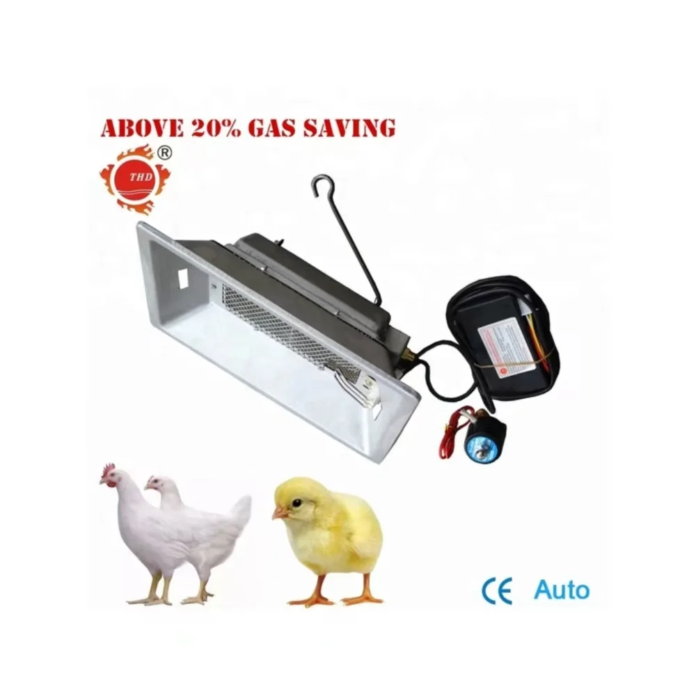 CE Certificate Gas Heating Equipment Infrared Catalytic Gas Heater Brooder THD2608 for Chicken Coop Poultry Farm