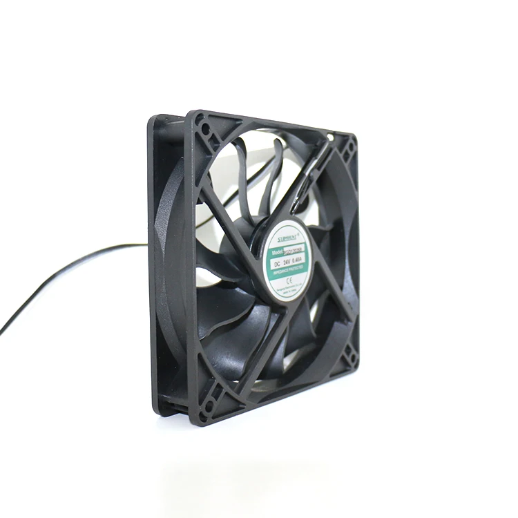 120x120x25mm Mini Dc Brushless Cooling Fan 3000rpm 12v 24v 120mm Axial Flow Exhaust Fan