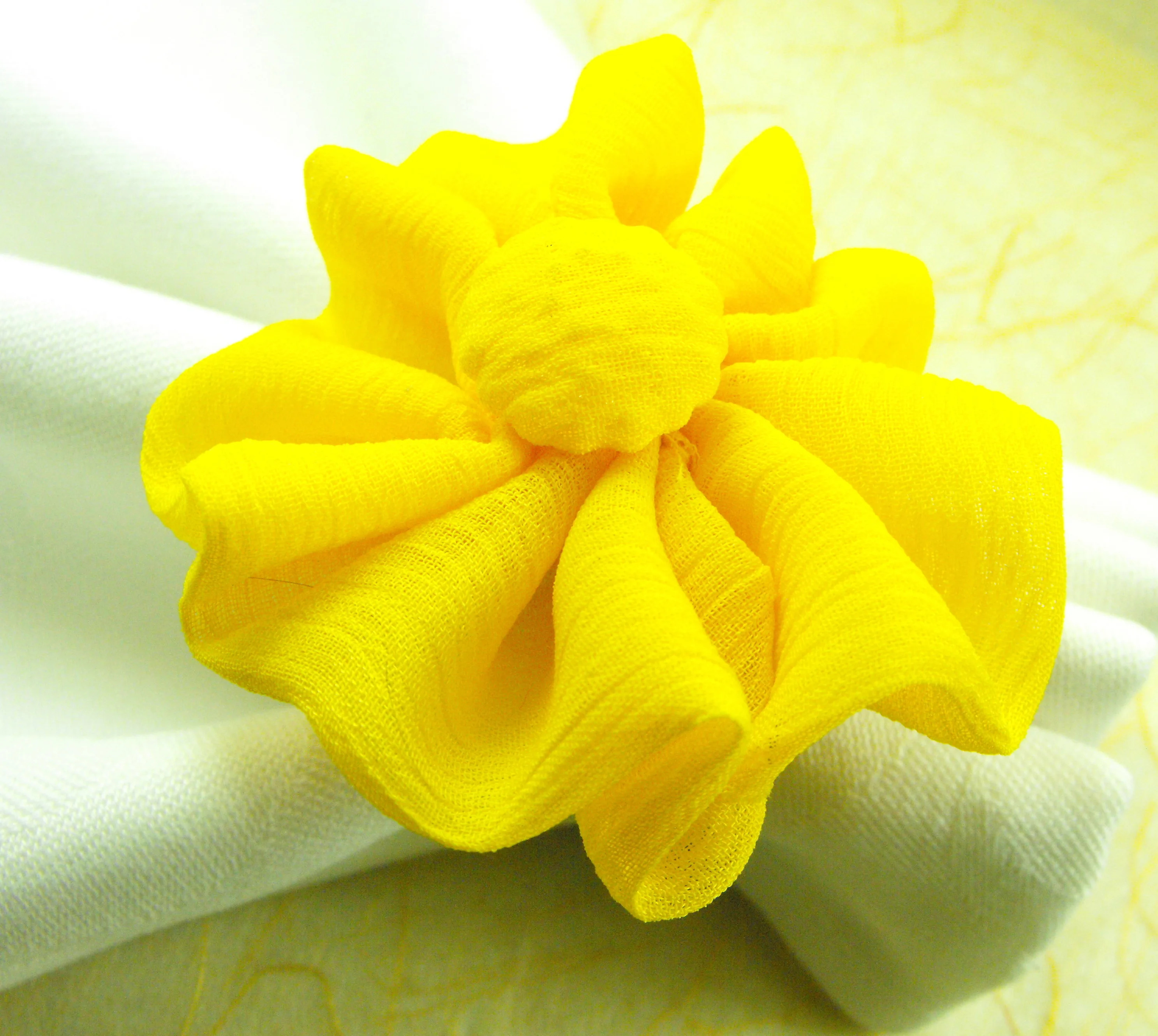 decorative cloth flowers napkin ring wedding napkin holder