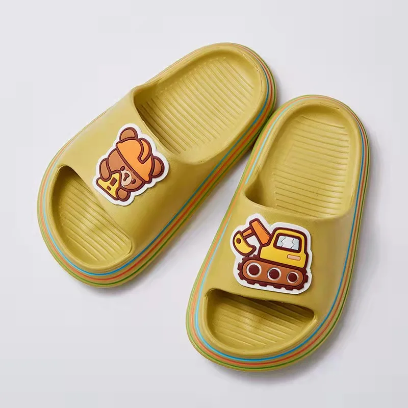 Summer Cute Rabbit 7 Different Cartoon Indoor Anti Slip EVA Slipper For Kids