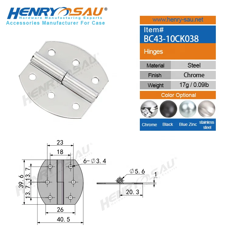 Detachable back hinge folding hinge Air Case vanity case Accessories