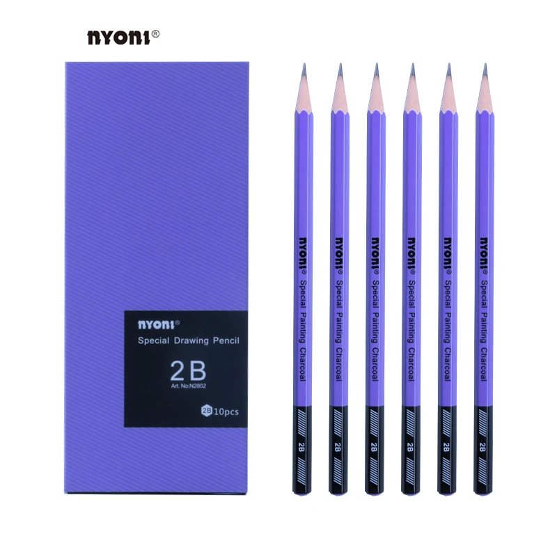 Nyoni N2802 6H-3B различные свинцовый рисунок и живопись профессиональный художественный эскиз наборы